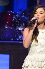 LUCY HALE Performs at the Grand Ole Opry in Nashville