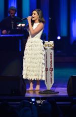 LUCY HALE Performs at the Grand Ole Opry in Nashville