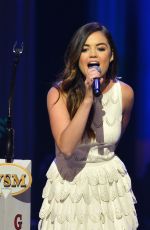 LUCY HALE Performs at the Grand Ole Opry in Nashville