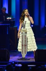 LUCY HALE Performs at the Grand Ole Opry in Nashville