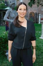 LUCY LIU at Stella Mccartney Spring 2015 Presentation in New York