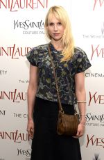 LUCY PUNCH at Yves Saint Laurent Premiere in new York