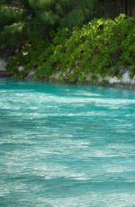 MARIA MENOUNOS in Bikini at a Photoshoot in Bora Bora