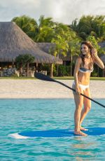 MARIA MENOUNOS in Bikini at a Photoshoot in Bora Bora