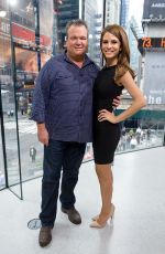 MARIA MENOUNOS on the Set of Extra at H&M in New York