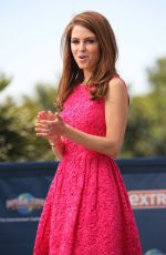 MARIA MENOUNOS on the Set of Extra in Universal City 1206