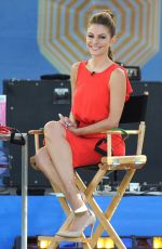 MARIA MENOUNOS on the Set of Good Morning America in New York