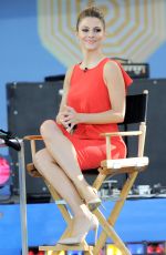 MARIA MENOUNOS on the Set of Good Morning America in New York