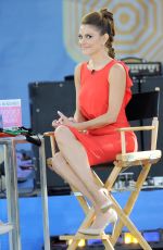 MARIA MENOUNOS on the Set of Good Morning America in New York