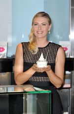 MARIA SHARAPOVA at Sugarpova Pinkberry Topping Launch in London