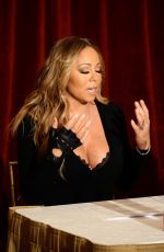 MARIAH CAREY at Butterfly Launch in New York