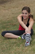 MCKALEY MILLER Out Exercising at a Park in Los Angeles