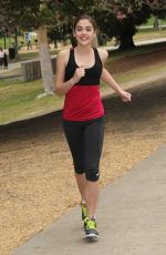 MCKALEY MILLER Out Exercising at a Park in Los Angeles