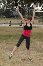MCKALEY MILLER Out Exercising at a Park in Los Angeles