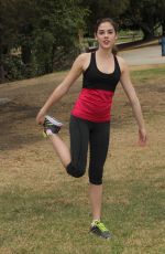 MCKALEY MILLER Out Exercising at a Park in Los Angeles