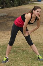 MCKALEY MILLER Out Exercising at a Park in Los Angeles