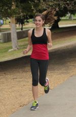 MCKALEY MILLER Out Exercising at a Park in Los Angeles