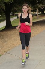 MCKALEY MILLER Out Exercising at a Park in Los Angeles