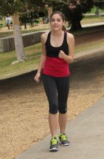 MCKALEY MILLER Out Exercising at a Park in Los Angeles