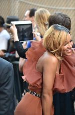MEAGAN GOOD at Jimmy Kimmel Live in Hollywood