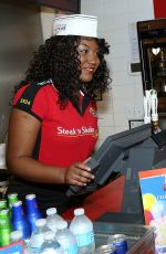 MEGAN HILTY at Steak