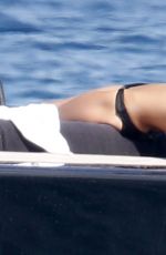 MICHELLE RODRIGUEZ in Bikini at a Boat in Sardinia