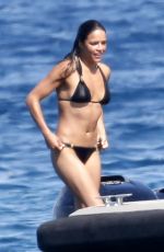 MICHELLE RODRIGUEZ in Bikini at a Boat in Sardinia