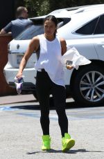 MICHELLE RODRIGUEZ Leaves Bay Cities Iitalian Deli in Santa Monica