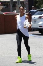 MICHELLE RODRIGUEZ Leaves Bay Cities Iitalian Deli in Santa Monica