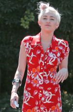 MILEY CYRUS Out and About in Studio City 2806