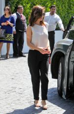 MINKA KELLY Arrives at Cecconi