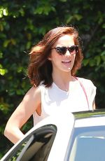 MINKA KELLY Arrives at Cecconi