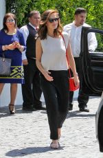 MINKA KELLY Arrives at Cecconi