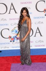 NAOMI CAMPBELL at CFDA Fashion Awards in New York