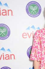 NATALIE DORMER at Evian Live Young Suite at Wimbledon in London