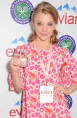 NATALIE DORMER at Evian Live Young Suite at Wimbledon in London