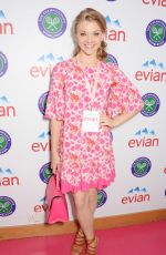 NATALIE DORMER at Evian Live Young Suite at Wimbledon in London