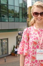 NATALIE DORMER at Evian Live Young Suite at Wimbledon in London
