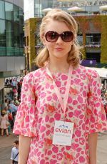 NATALIE DORMER at Evian Live Young Suite at Wimbledon in London