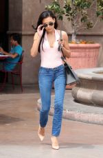 NAYA RIVERA in Tight Jeans out in Glendale