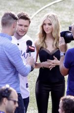 NICOLA PELTZ at Toronto Blue Jays Game in Toronto
