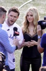 NICOLA PELTZ at Toronto Blue Jays Game in Toronto