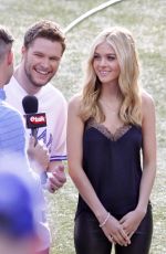 NICOLA PELTZ at Toronto Blue Jays Game in Toronto