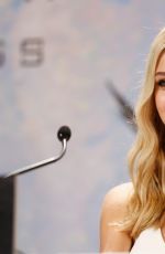 NICOLA PELTZ at Transformers: Age of Extinction Press Conference in Berlin