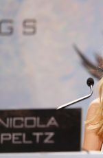 NICOLA PELTZ at Transformers: Age of Extinction Press Conference in Berlin