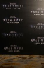 NICOLA PELTZ at Transformers: Age of Extinction Press Conference in Hong Kong