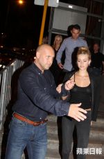 NICOLA PELTZ Out to Dinner in Hong Kong