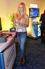OLIVIA HOLT at Nintendo Wii U Station at E3 in Los Angeles