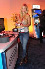 OLIVIA HOLT at Nintendo Wii U Station at E3 in Los Angeles