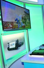 OLIVIA HOLT at Nintendo Wii U Station at E3 in Los Angeles